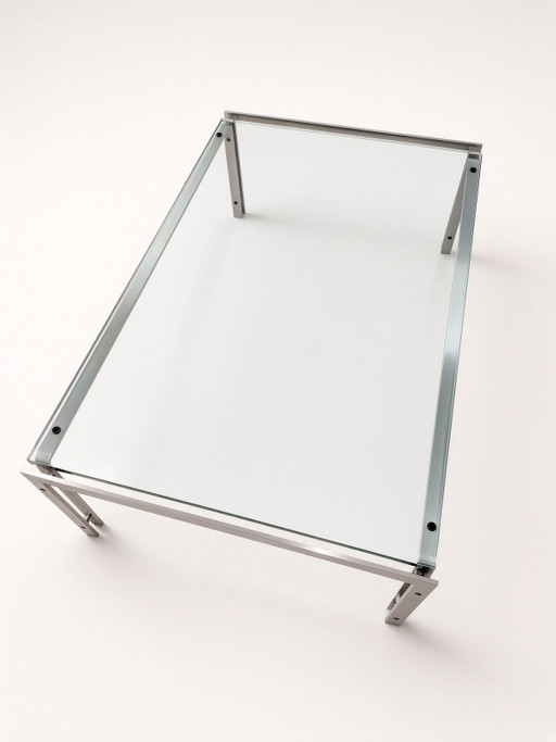Hank Kwint Metaform M-1 coffee table – salontafels, Glass, Metal (photo 2 of 8)
