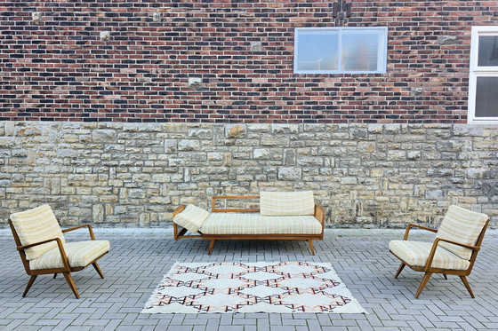 Image 1 of Knoll Antimott Daybed Sofa Easychair Set Zitgroep Mud Century Vintage jaren 60 70