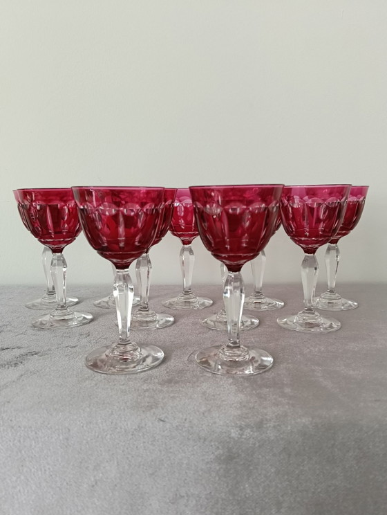 Bicchieri in cristallo di Boemia cut-to-clear – Boheems, Bicchieri e caraffe (photo 2 of 8)