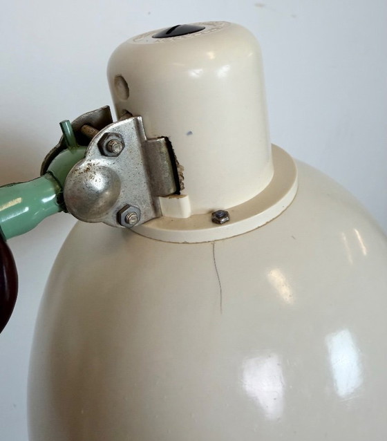 Image 1 of Industrial East German Scissor Lamp from VEB Zweckleuchtenbau Dresden, 1950s