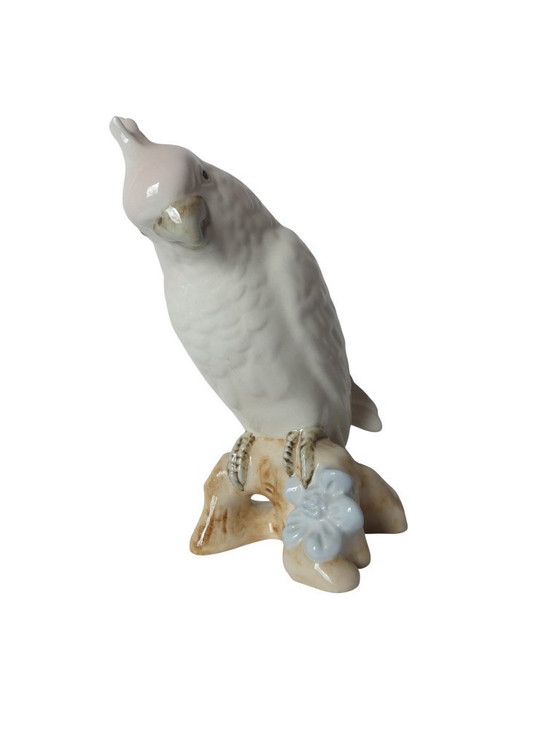 Image 1 of Cockatoo porcelain figurine Royal Dux 18 cm UK4aEb