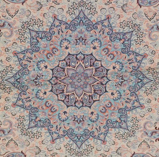 Image 1 of Handgemaakt oosters tafelkleed, zeer fijn vervaardigd van zijden draden, 75 x 75 cm