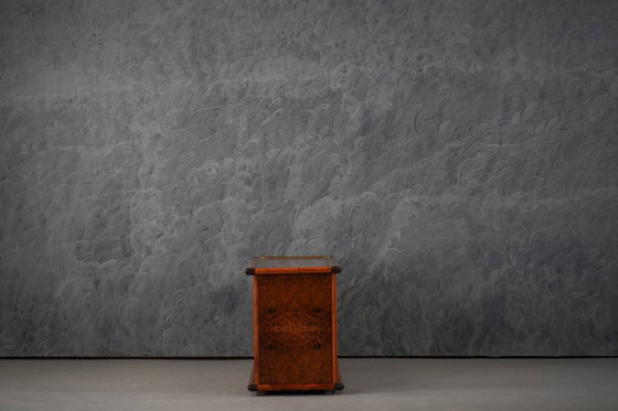 Image 1 of Buffet italien vintage en loupe d'orme, par Alberto Smania pour Studio Smania Interni, Italie, années 1960