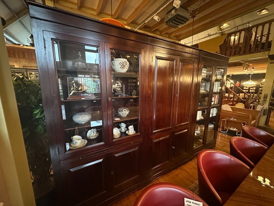 Image 1 of Exclusive Jan Frantzen 3-piece cabinet wall | Solid mahogany