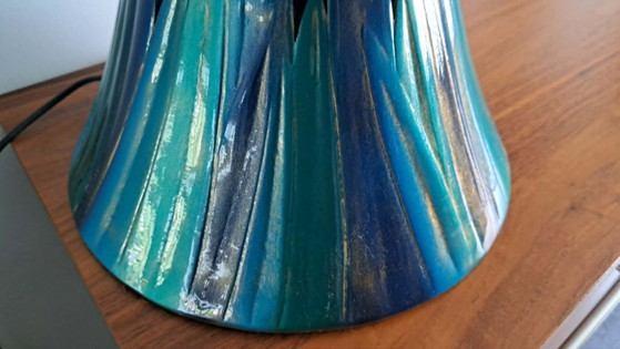 Image 1 of Ensemble de 2 lampes de table vintage « Lampe Etna » – L'eau Vive S.A. Belgique – Style moderne du milieu du siècle – Design bel