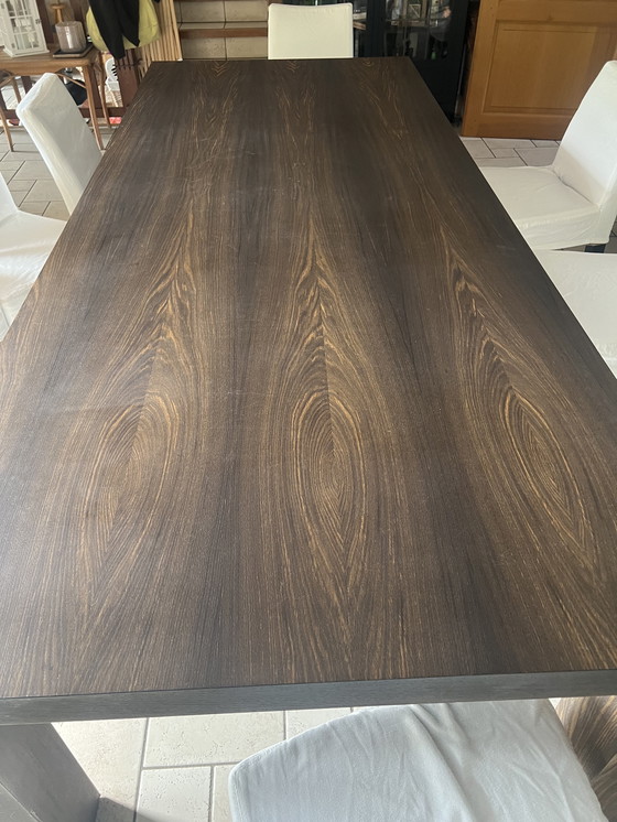 Image 1 of Table à dîner en chêne des Marais