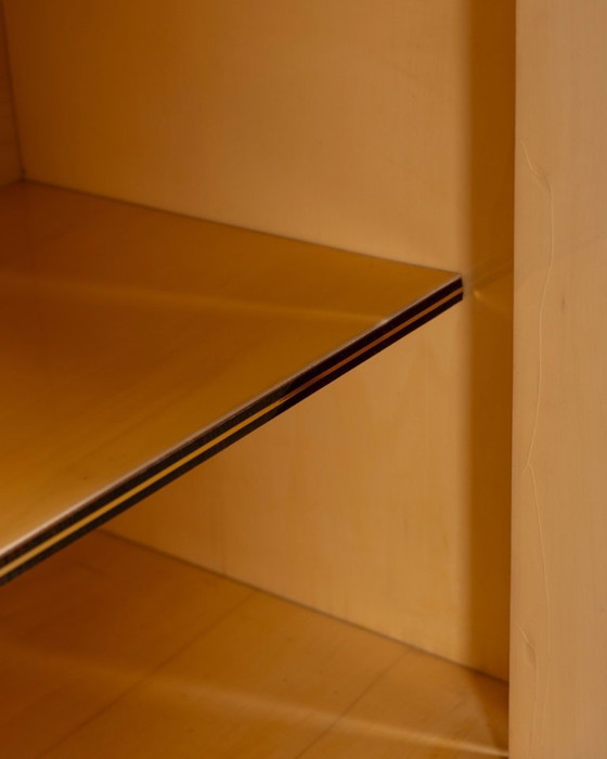 Image 1 of Vintage teakhouten dressoir uit de jaren 60 met wandmontagesysteem, Italiaans design.