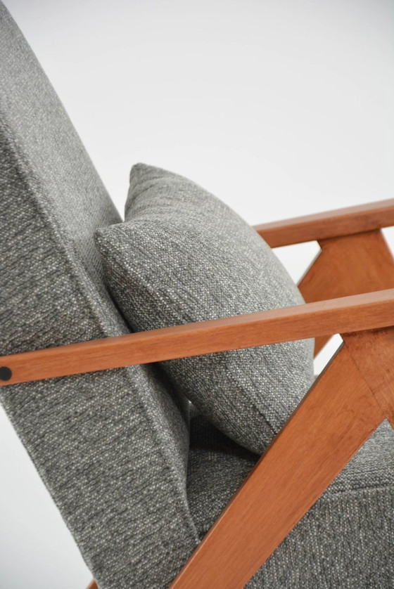 Image 1 of Poltrone KOMPAS in grigio screziato e bianco