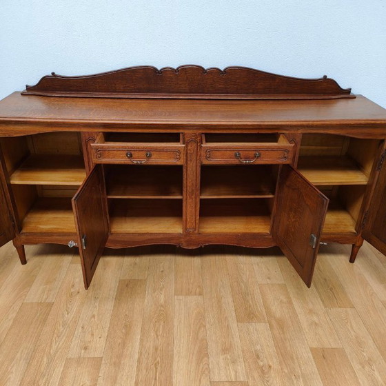 Buffet, commode, meuble mural de style Louis XV – Buffet bas, Wood (photo 4 of 20)