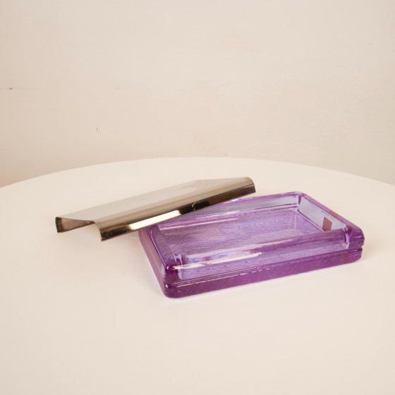 Joe Colombo, “Biglia” sieradendoos van staal en glas in Italiaanse postmoderne stijl, 1970 (photo 15 of 25)