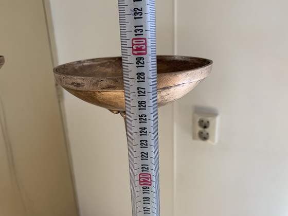 Image 1 of Deux chandeliers en bronze 