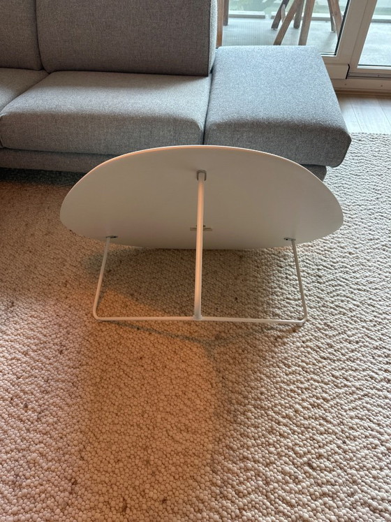 Mesa de centro Pode, blanca, Mesas de centro, MDF, Metal, Blanco, Modern (foto 3 de 5)