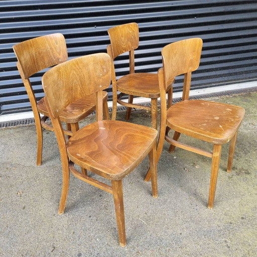 chaises Thonet bistrot début XXème, Tchécoslovaquia