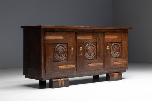 Buffet Art Déco de Charles Dudouyt, France, années 1940