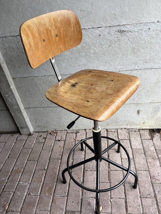 Tabouret de travail vintage original