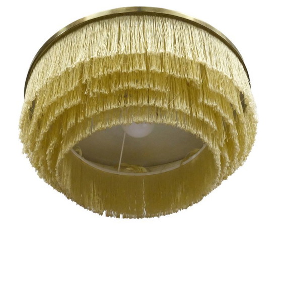Image 1 of Hans-Agne Jakobsson T-603 brass pendant with yellow fringes