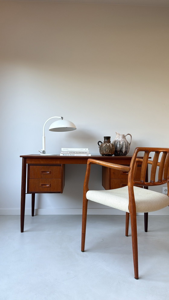 Image 1 of Vintage teak wooden desk
