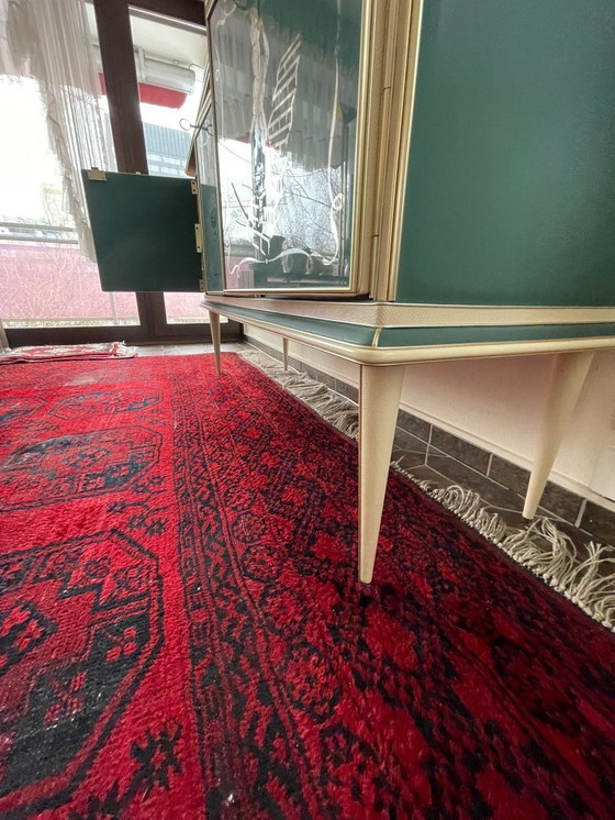 Image 1 of Credenza italiana di metà secolo con specchio — di Umberto Mascagni (anni '50-'60)