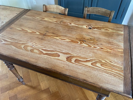 Image 1 of Table à rallonge atmosphérique French Countryside