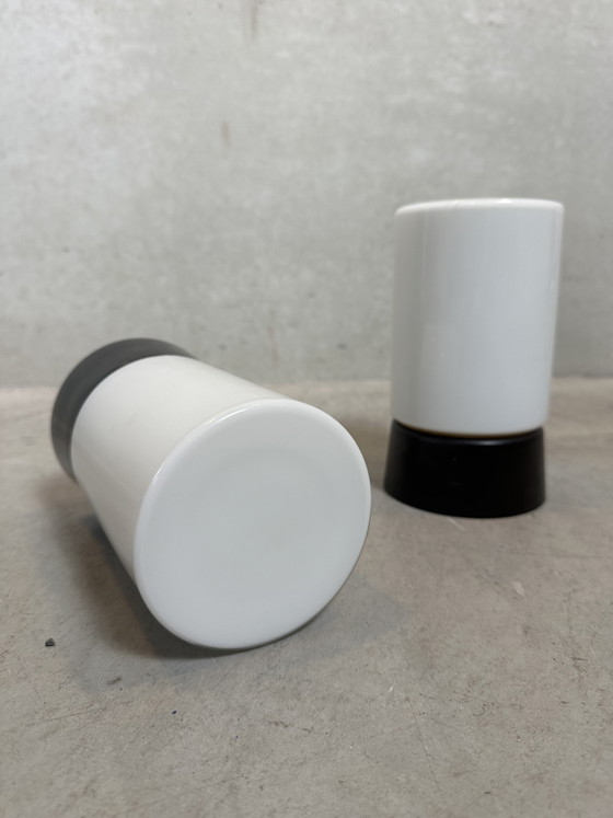 2x Vintage Plafondlamp - Bakeliet En Opaline – Niko, Plafondlampen, Other, Glass (photo 3 of 10)