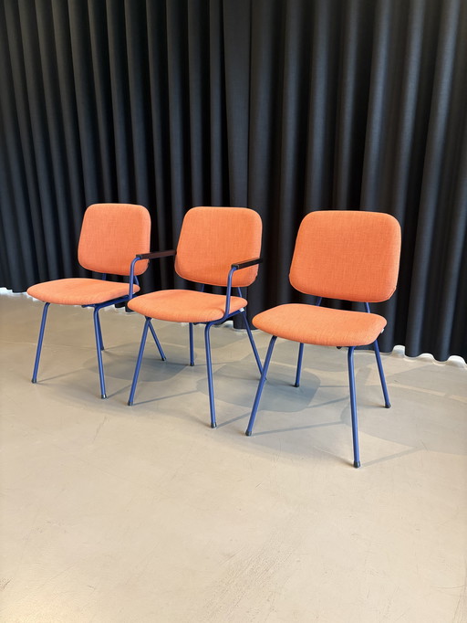 3x Gijs van der Sluis Esszimmerstuhl Nr. 14 – Design in Box