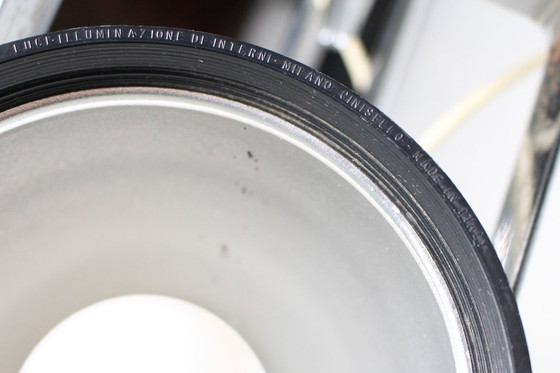 Image 1 of Zeldzame verstelbare vloerlamp van Pio Luigi Brusasco & Giovanni Torretta voor Luci Illuminazione, Italië, 1970.