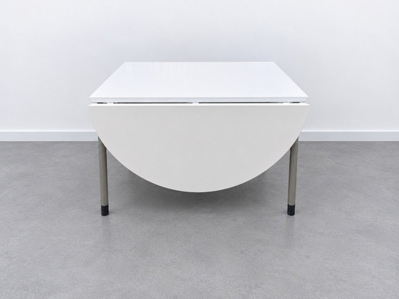 Arco "Hangoor" Table by Arnold Merckx (1985) – Dining tables, Metal, Wood (photo 2 of 7)