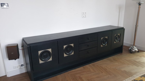 Image 1 of Brutalist sideboard in De Coene style from the 1970s.