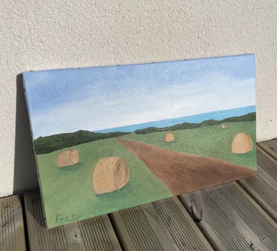 Image 1 of Öl auf bespanntem Keilrahmen 46x27cm.