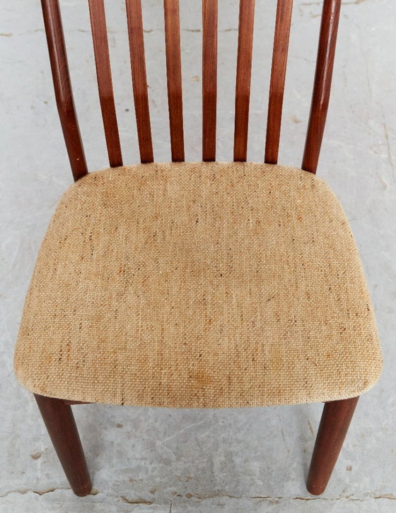 Image 1 of Svend Åge Madsen Teak Dining Chairs for Nørre Broby Maskinsnedkeri