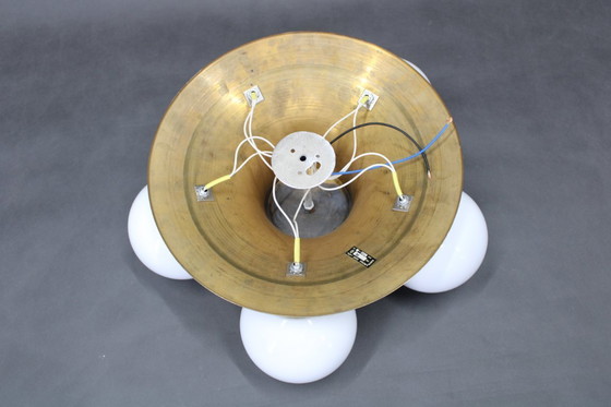 Image 1 of Par de lámparas empotradas de latón de mediados de siglo, década de 1970