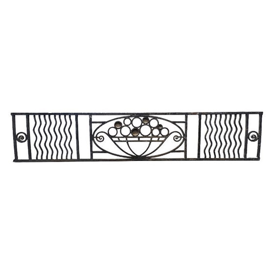 Image 1 of Französischer Art-Deco-Gusseisenzaun, ca. 1930/1940