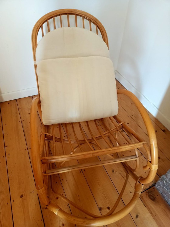 Sedia a dondolo in rattan – Sedie a dondolo, Bamboo (photo 4 of 5)