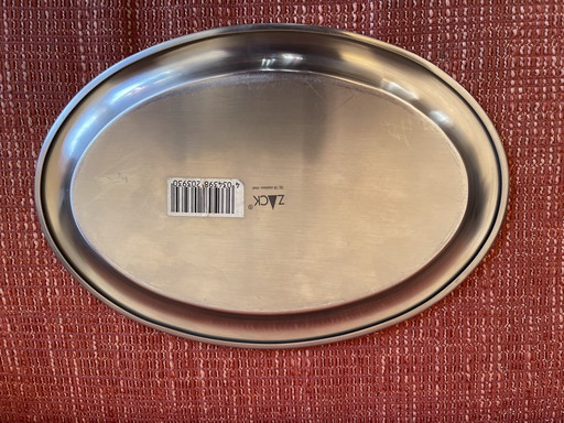Zack Stainless Steel 18/10 Sugar Pot, Milk Jug, Sweetener Holder, and Tray