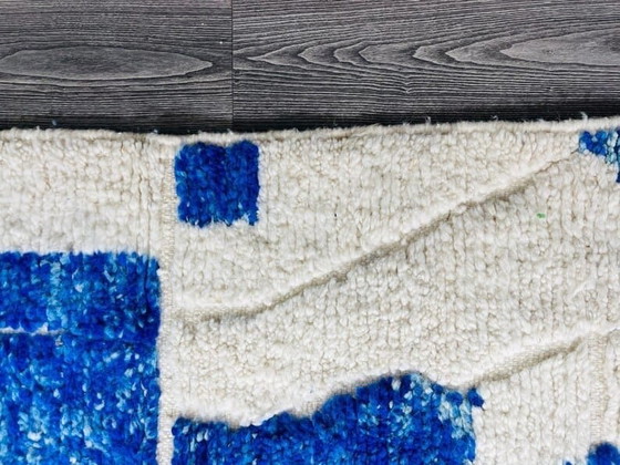 Image 1 of Handgeknüpfter marokkanischer Beni-Ouraine-Wollteppich, 2/3 m