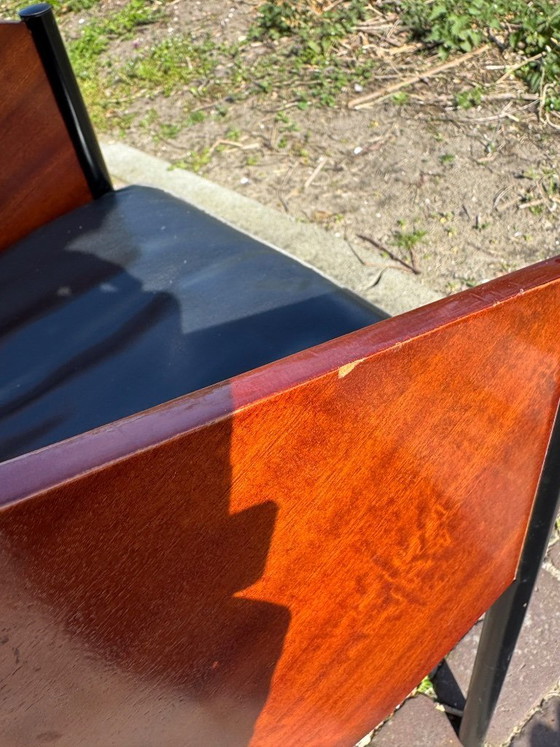 Image 1 of Chaise Philippe Starck Costes – Driade – modèle original à 3 pieds en acajou