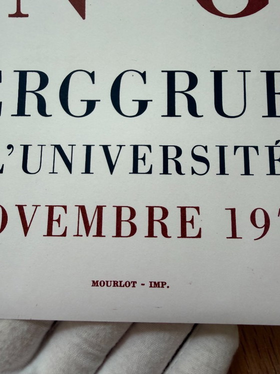 Image 1 of Juan Gris (1887–1927), Viool en Gitaar, Tentoonstellingsposter, 1977, Berggruen Gallery, Gedrukt in Frankrijk