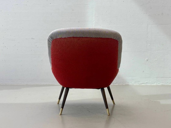 Poltrona Vintage Mid-Century Anni '50 – Poltrone, Textile (photo 6 of 11)