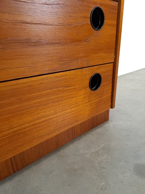 Image 1 of Scarpiera con maniglie rotonde nere, n. 2 vintage