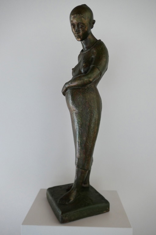 Jozef Van Acker - Mujer embarazada