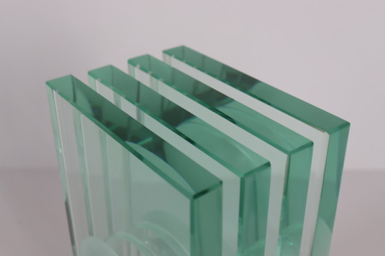 Image 1 of Set of 2 table lamps/glass objects by Giorgio Reggiori for Gallotti & Radice, 1960s, Italy