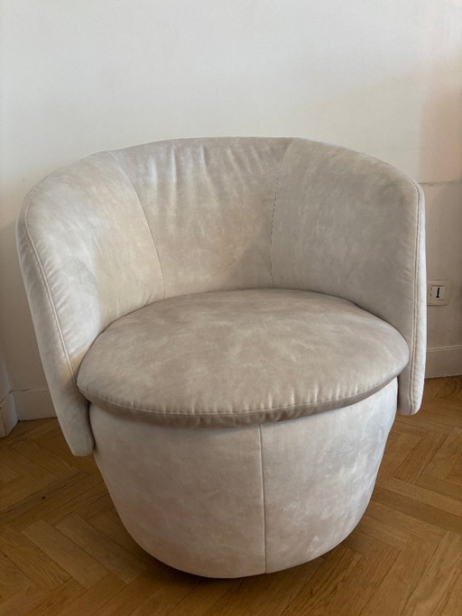 Fauteuil Fence Kare – Textile, Velvet