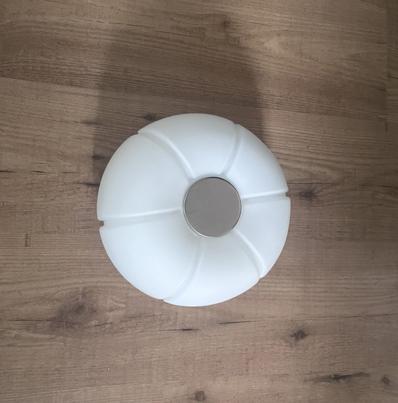 Prachtige Vintage Mid Century Glashütte Limburg Wand- Of Plafondlamp – Plafondlampen (photo 9 of 9)