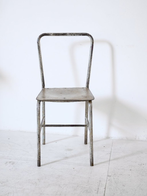 Art-Deco-Röhrenstuhl, 1920 – eetkamerstoelen, Metal (photo 2 of 15)