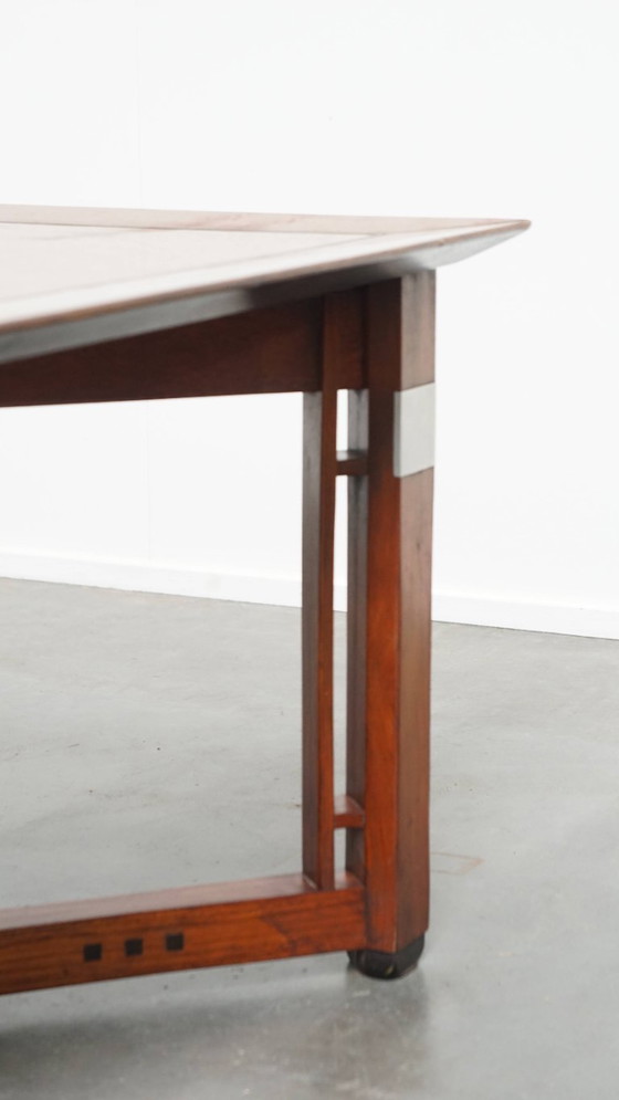 Image 1 of Large square Art Deco coffee table by Schuitema from the Decoforma series