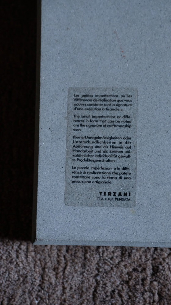 Image 1 of Terzani Italy "Atantinea Terra" designer Jean-François Crochet 