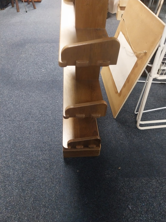 1 x 1970s Brutalist Bookcase 190 x 95cm – Wood (photo 9 of 9)