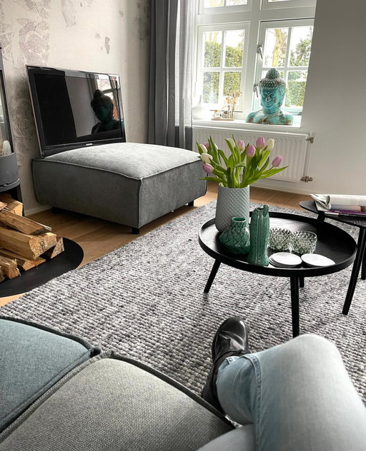 Floorpassion Wollteppich, 200x240, Farbe Grau 21