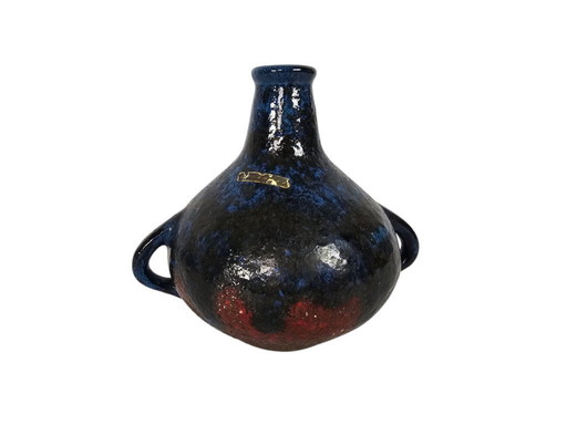 Ceramano keramik - ear vase - Hans Welling - signed - Fat Lava - 60's