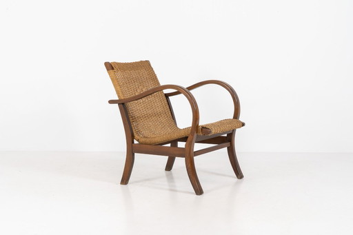 Bauhaus armchair by Erich Dieckmann (Germany, 1930s).